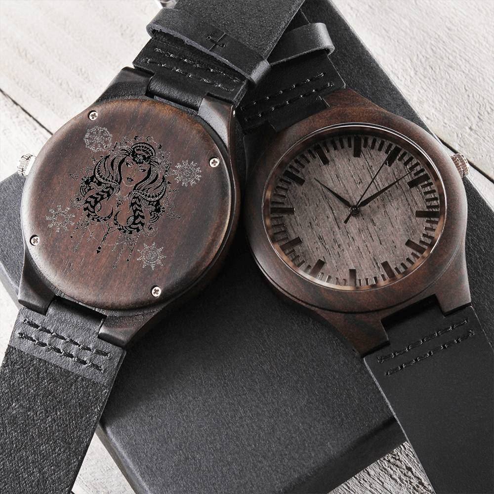 Sternzeichen Jungfrau Holz Armbanduhr Watches JLR Design