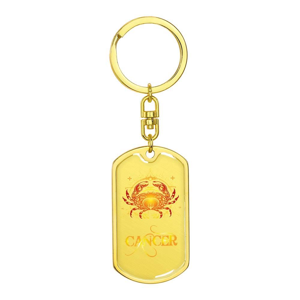 Sternzeichen Krebs Dog Tag Schlüsselanhänger Jewelry JLR Design