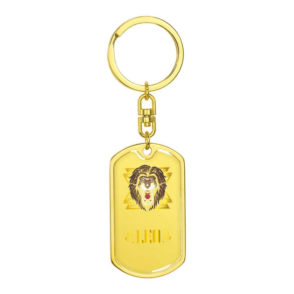 Sternzeichen Löwe Dog Tag Schlüsselanhänger Jewelry JLR Design