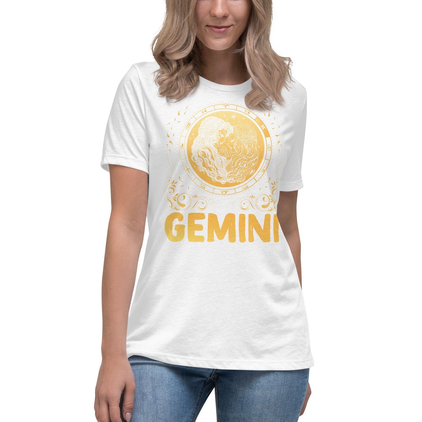 Sternzeichen Zwillinge Damen-T-Shirt T-Shirt JLR Design
