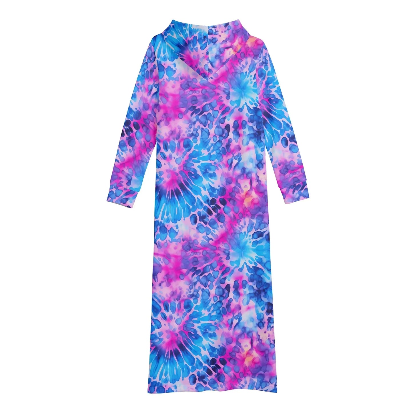 bequemes-leichtes-hoodie-kleid-farbexplosion-v2-hoodiekleid-jlr-design-60267 - JLR Design