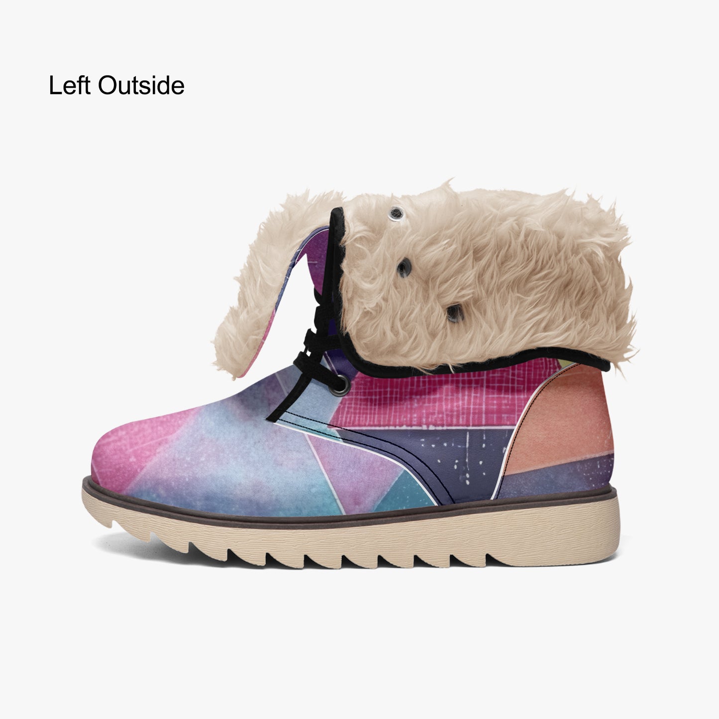 Triangle v1 Chic Boots mit Plüschfutter Stiefel JLR Design