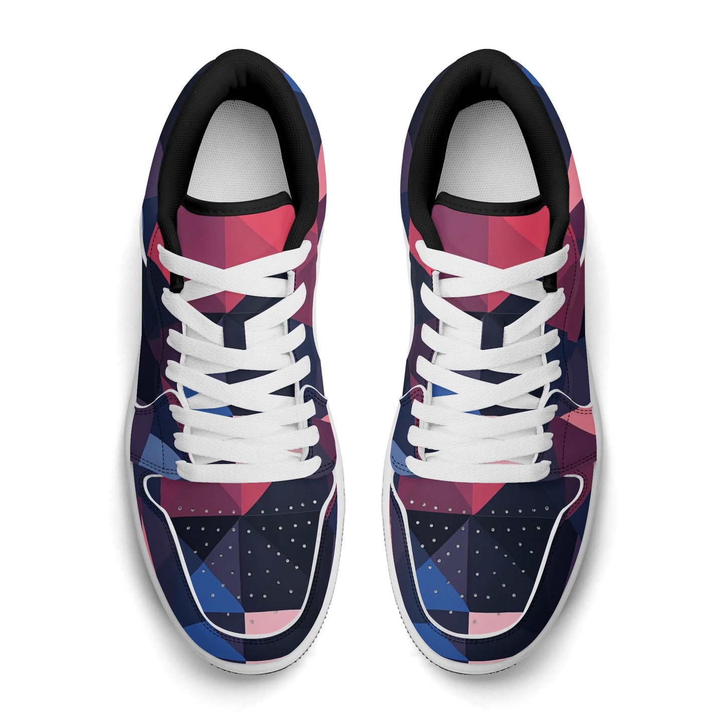 Triangle v1 Low Top Leder Sneaker für Damen Sneaker JLR Design