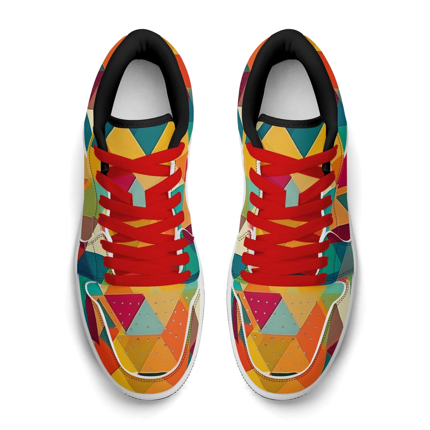 Triangle v5 Low Top Leder Sneaker für Damen Sneaker JLR Design