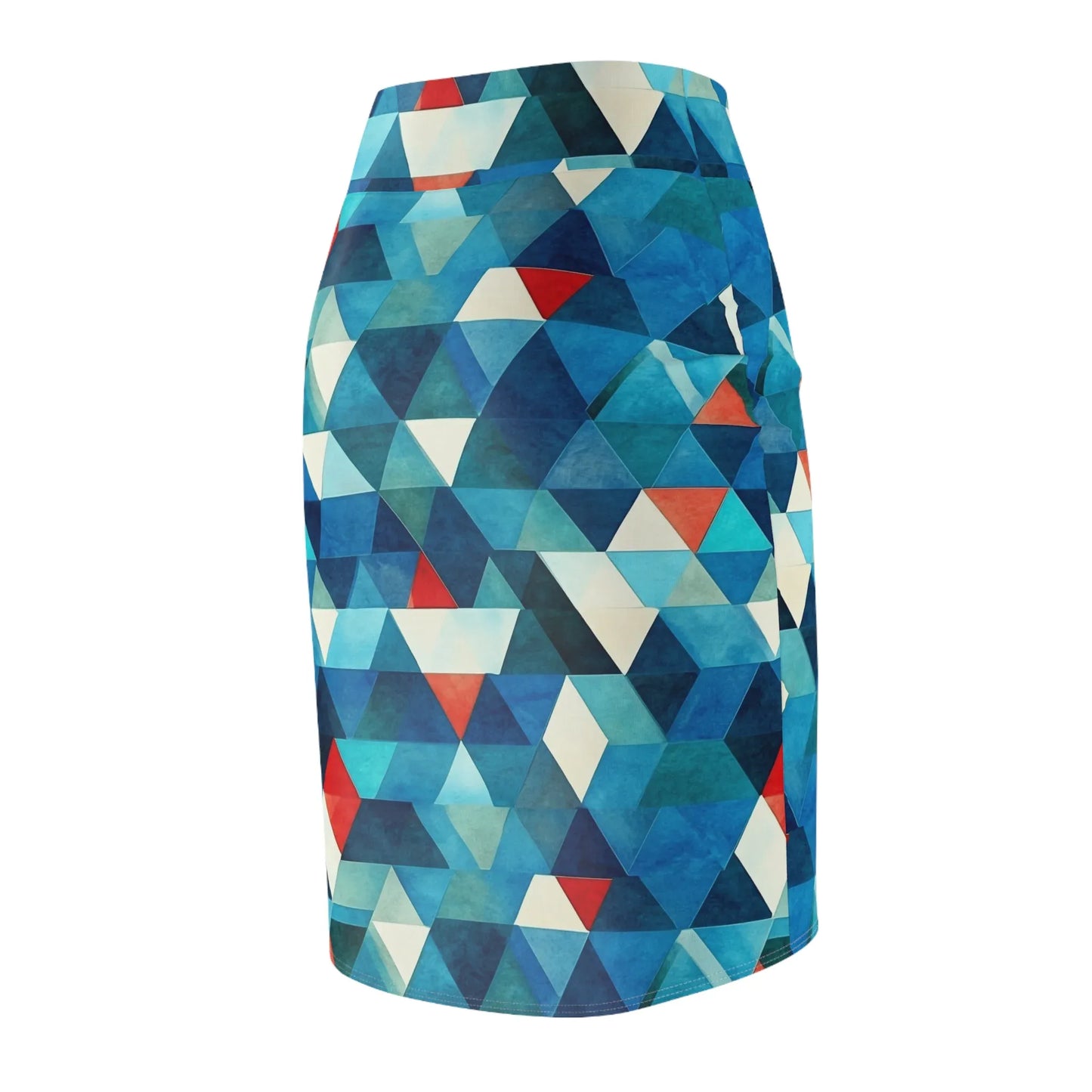 Triangle v7 Bleistiftrock für Damen – Eleganter Mid-Waist Rock mit Stretch-Komfort Bleistiftrock JLR Design