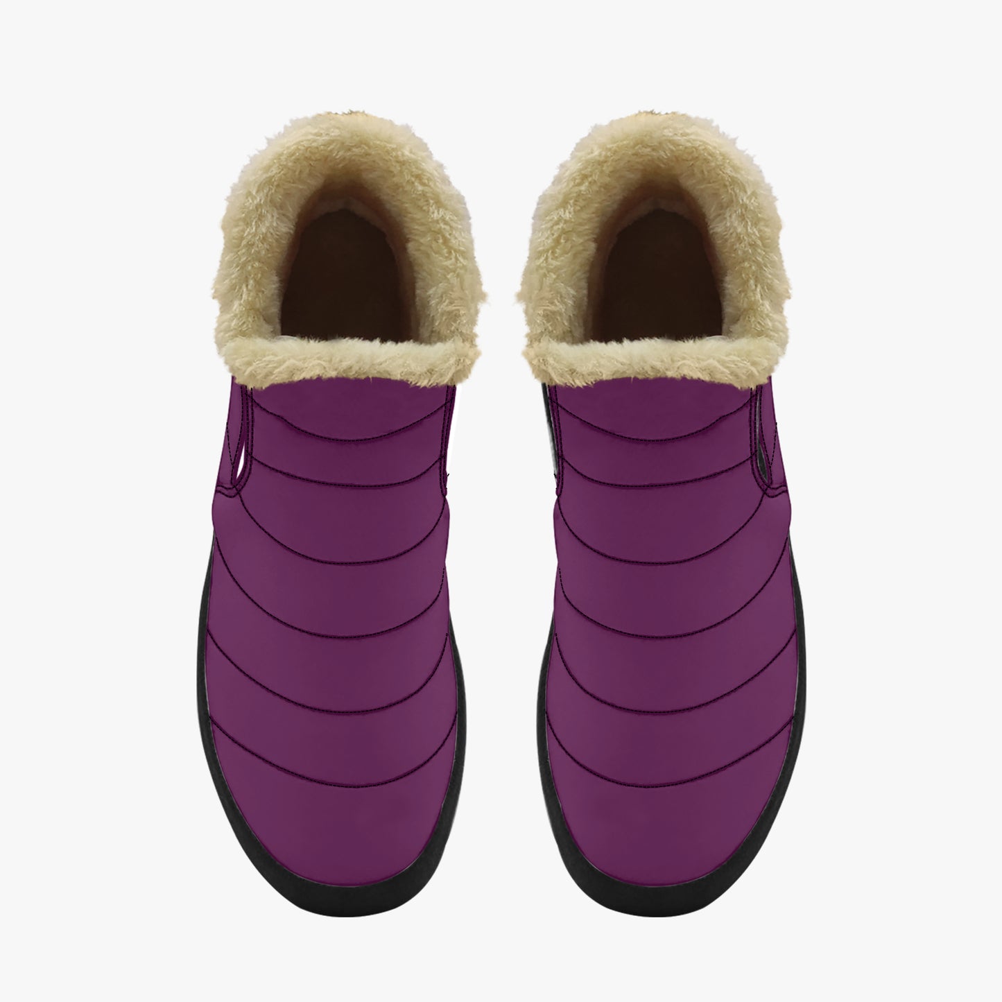 Tyrian Purple Faux Fur Slipper Slipper JLR Design