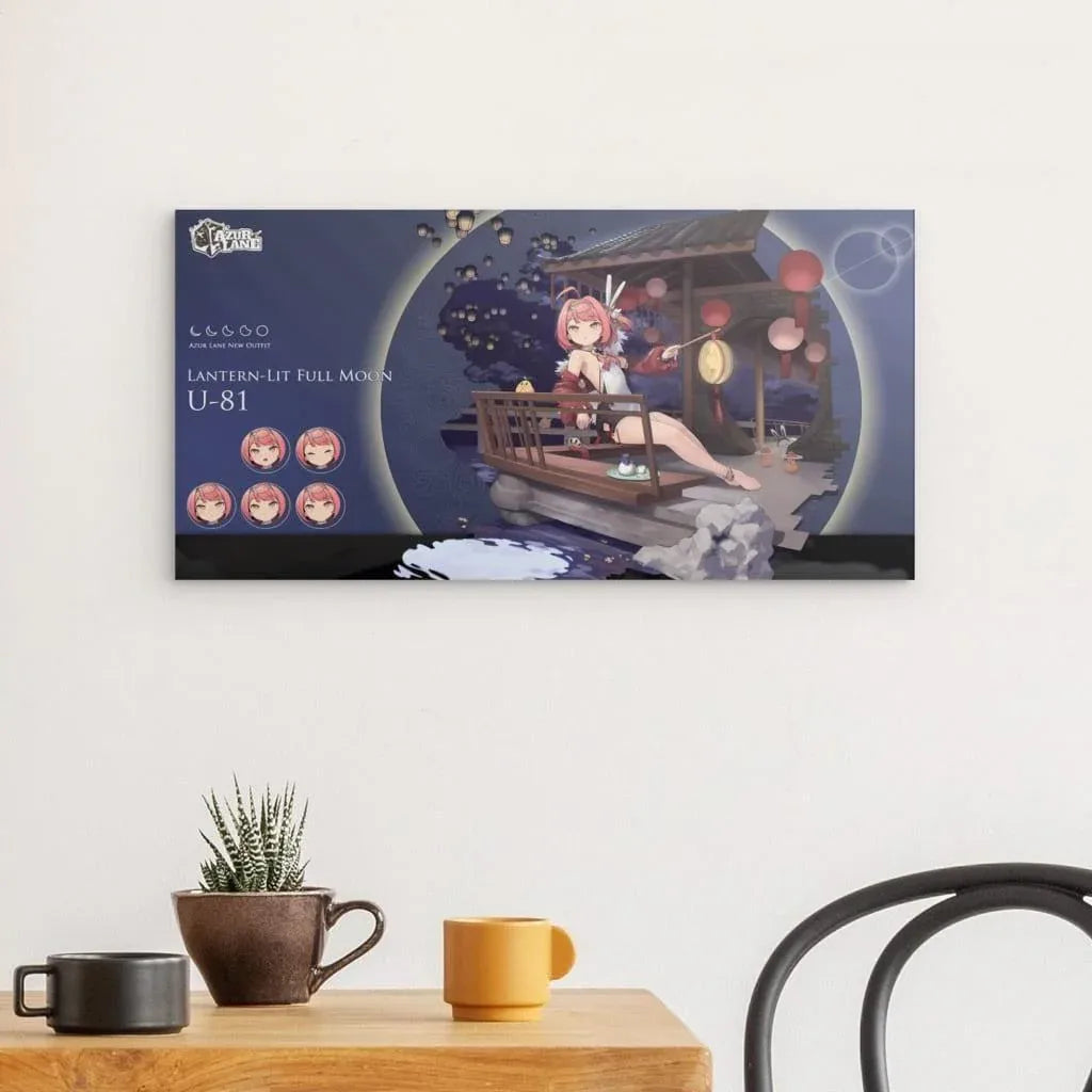 azur-lane-poster-lantern-lit-full-moon-u-81-poster-jlr-design-79391 - JLR Design