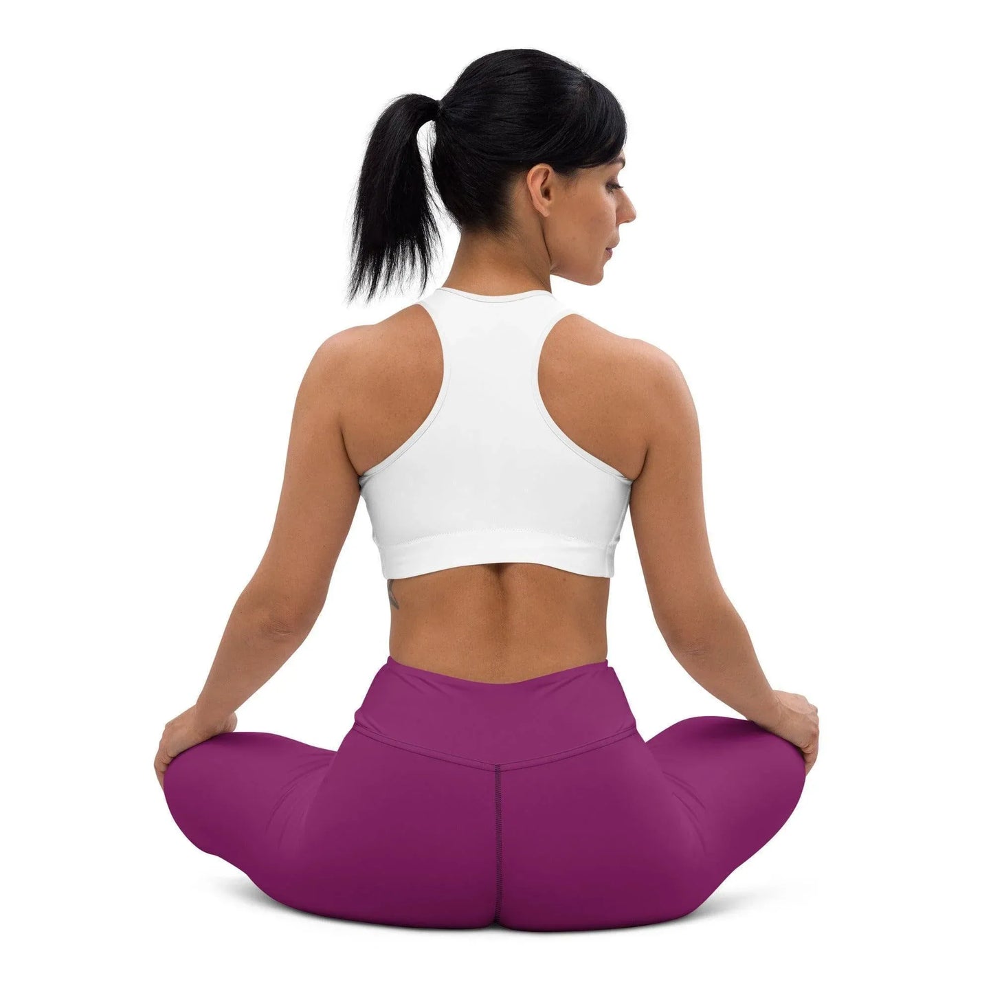 aubergine-damen-yoga-leggings-yoga-leggings-jlr-design-53559 - JLR Design