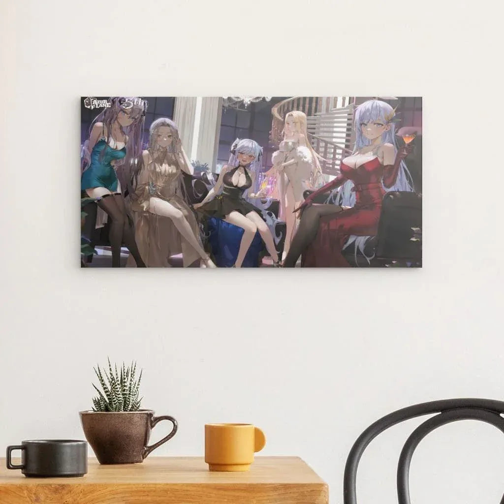 azur-lane-poster-5th-anniversary-lounge-poster-jlr-design-50969 - JLR Design
