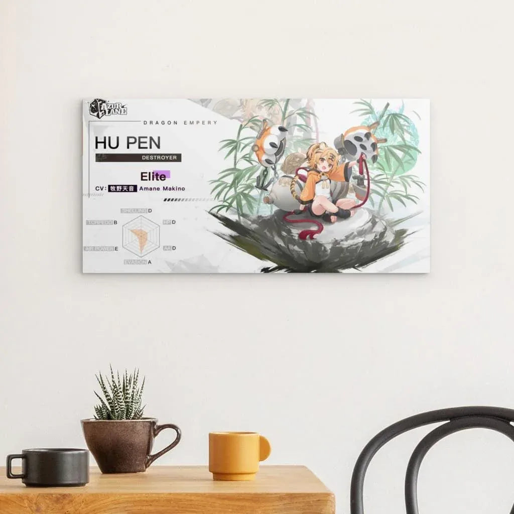 Azur Lane Poster - Charakter Hu Pen Poster JLR Design