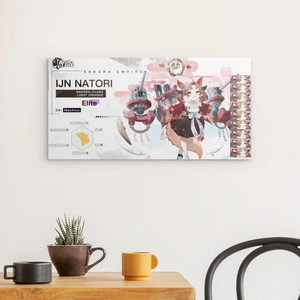 Azur Lane Poster - Charakter IJN Natori Poster JLR Design