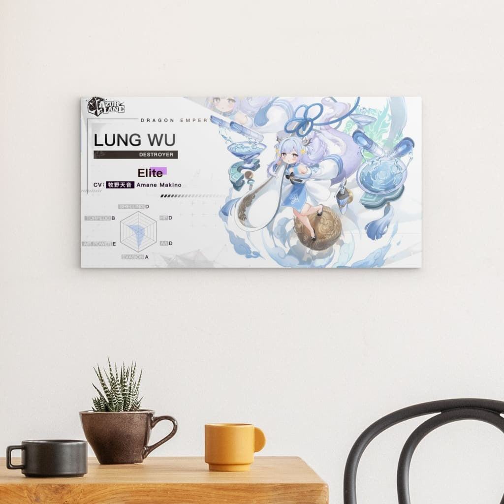 Azur Lane Poster - Charakter Lung Wu Poster JLR Design