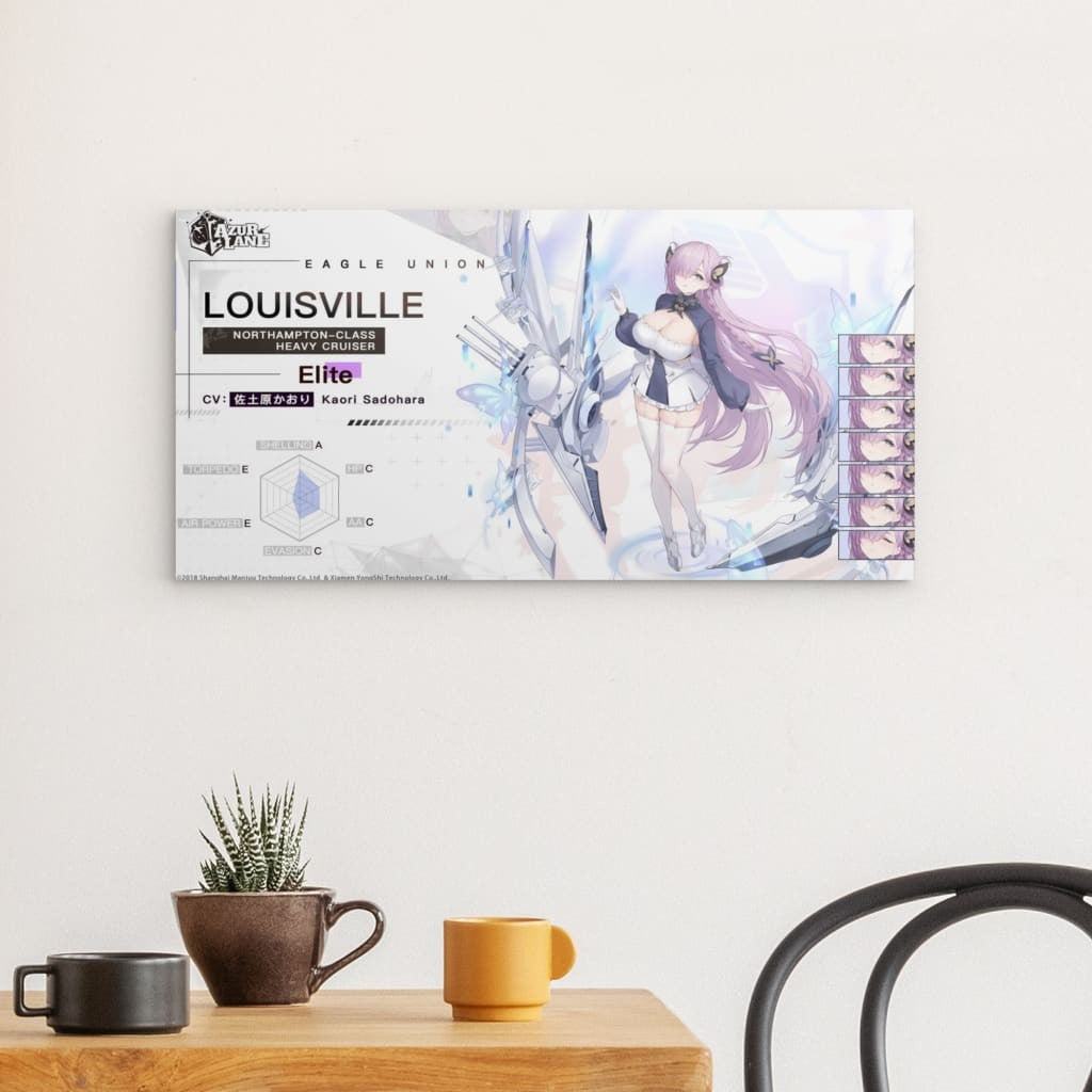 Azur Lane Poster - Charakter USS Louisville Poster JLR Design