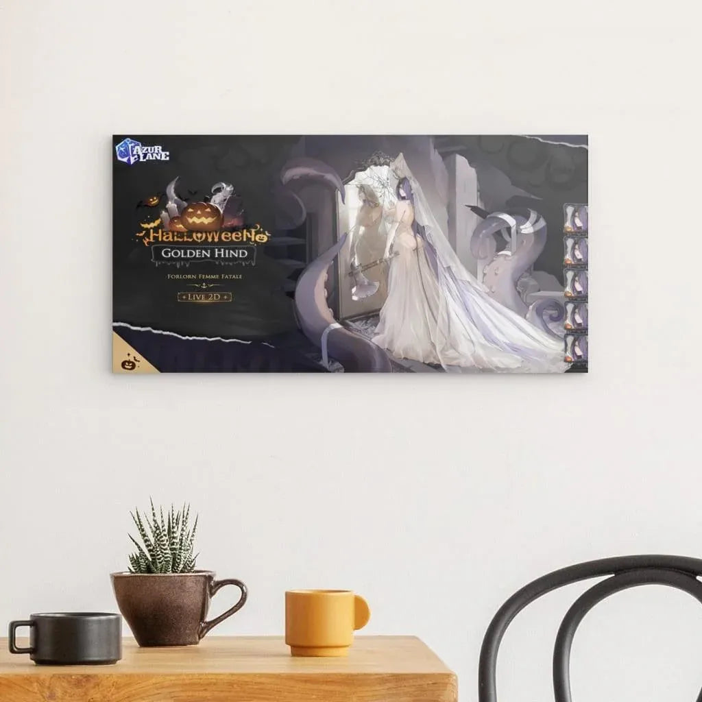 Azur Lane Poster - Halloween Golden Hind Poster JLR Design