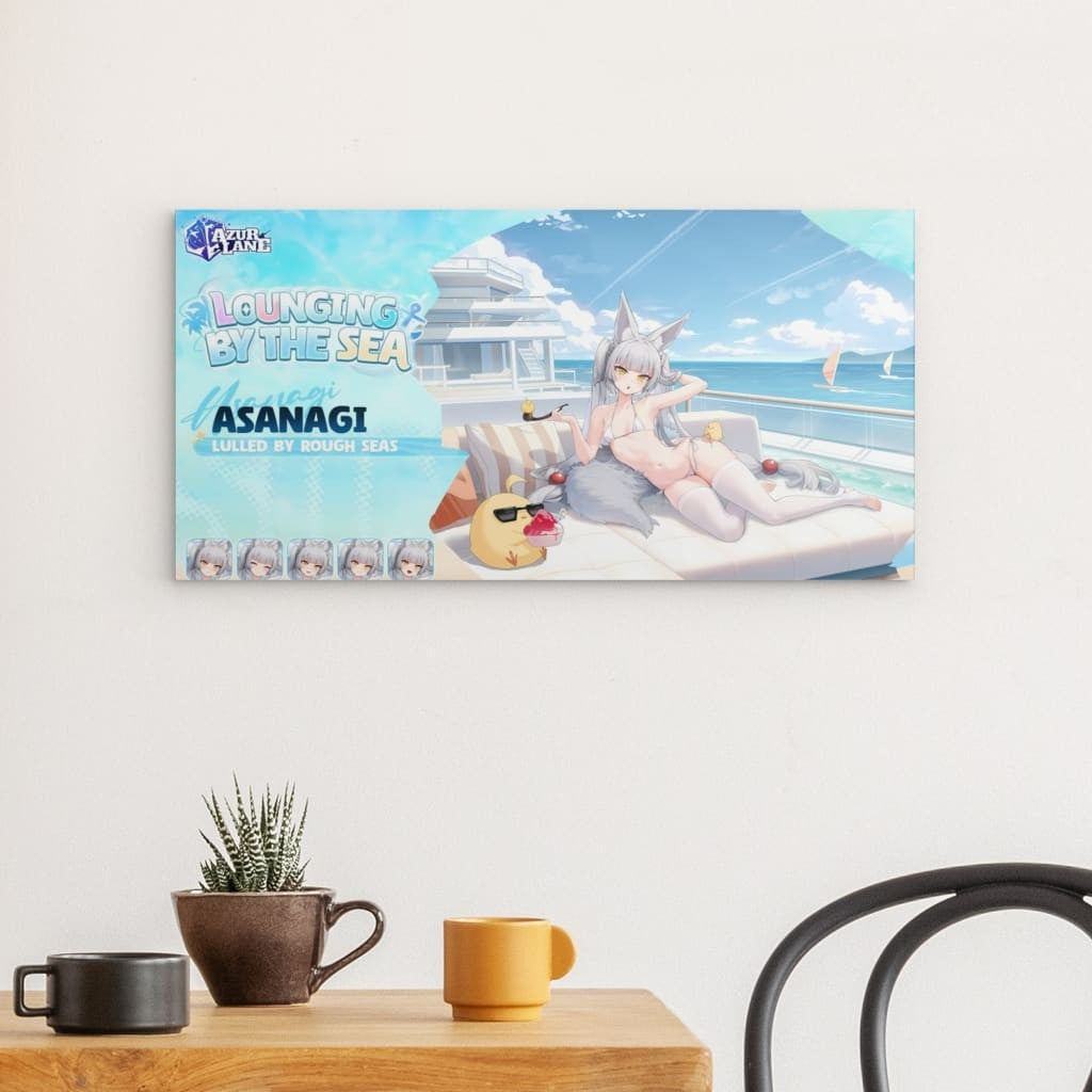 Azur Lane Poster - Lounging by the Sea Asanagi Poster JLR Design