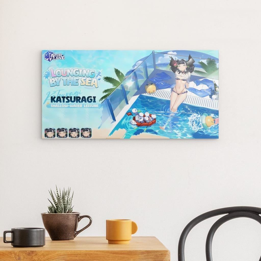 Azur Lane Poster - Lounging by the Sea Katsuragi Poster JLR Design