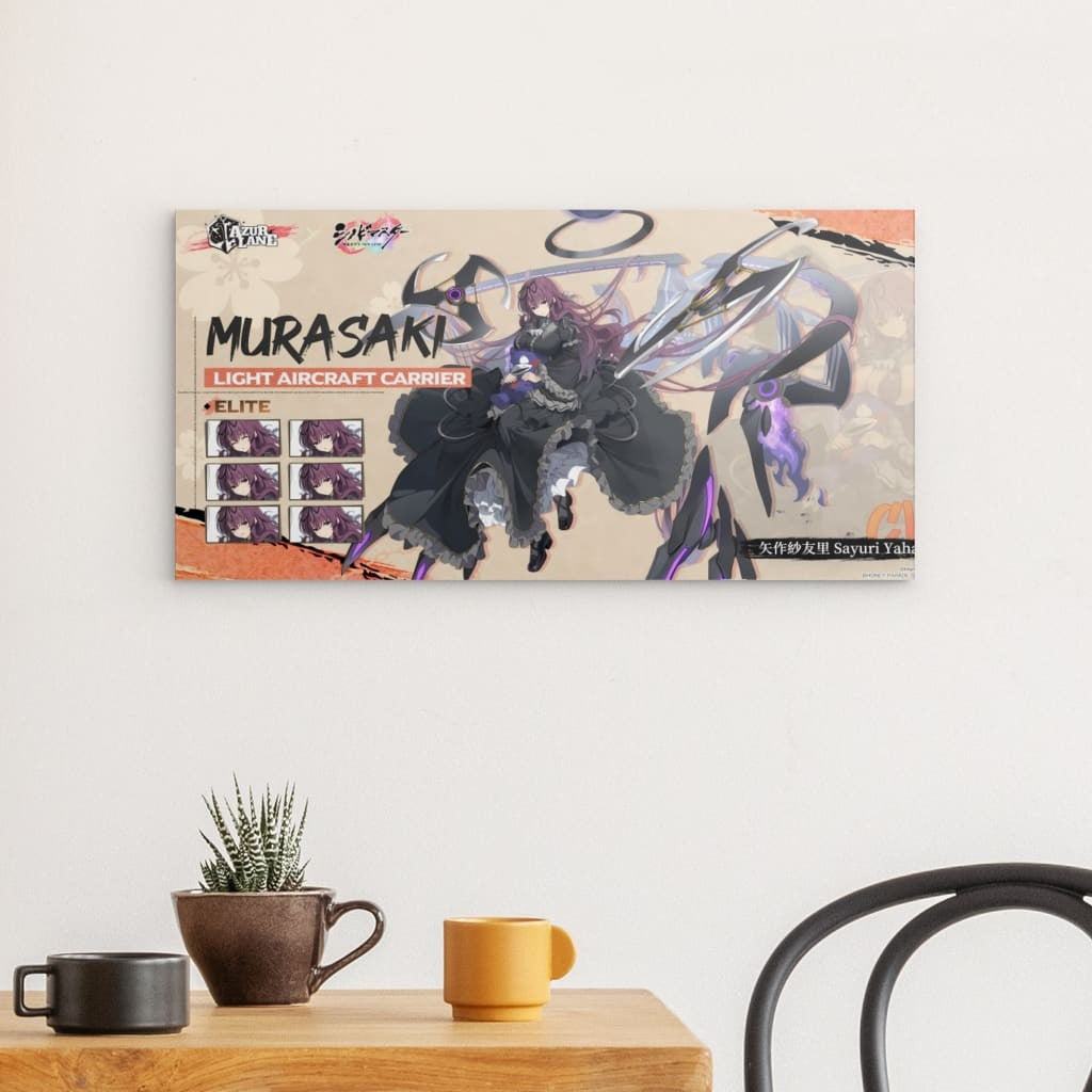 Azur Lane Poster - Senran Kagura - Murasaki Poster JLR Design