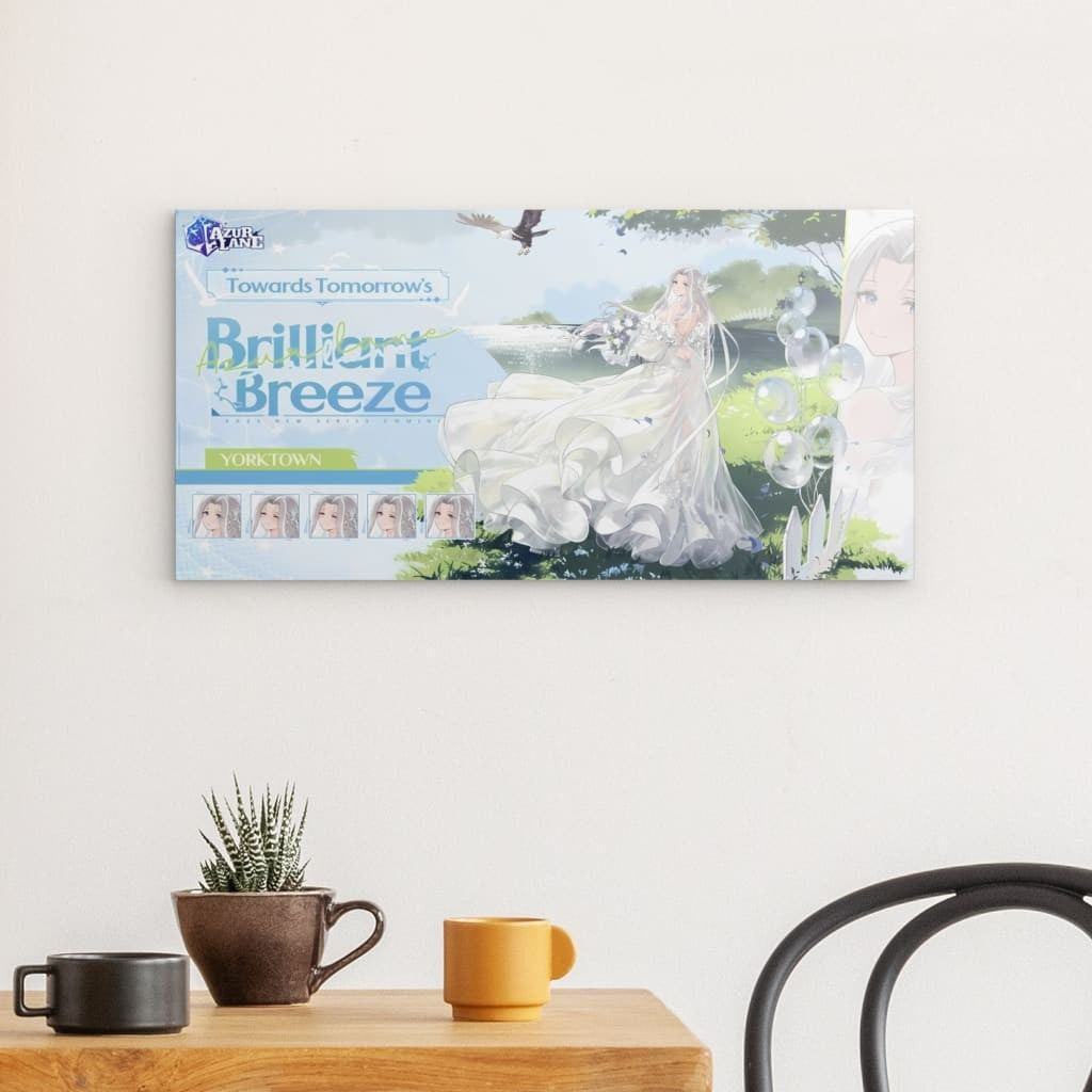 Azur Lane Poster - Wedding Dress Yorktown Poster JLR Design