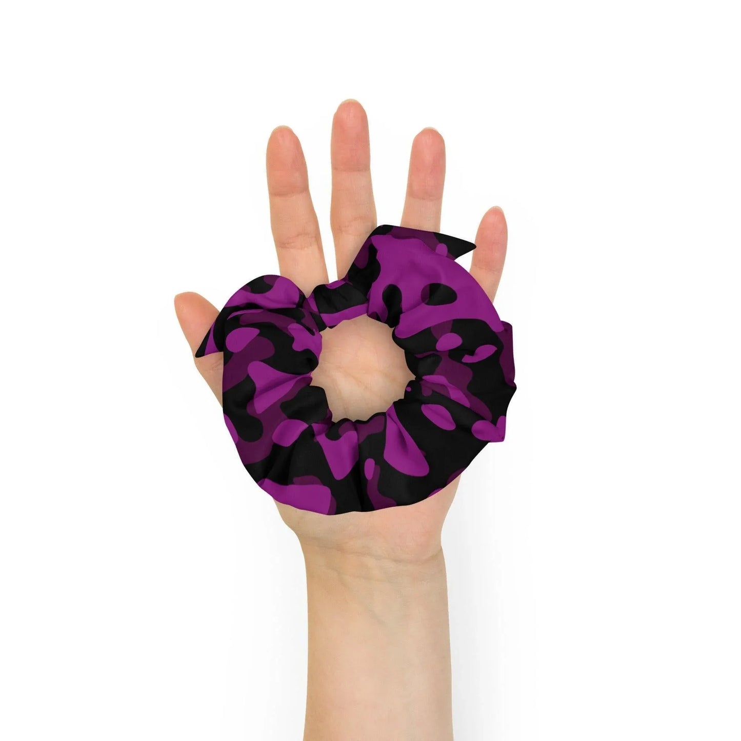 Black Pink Camouflage Scrunchie Scrunchie JLR Design
