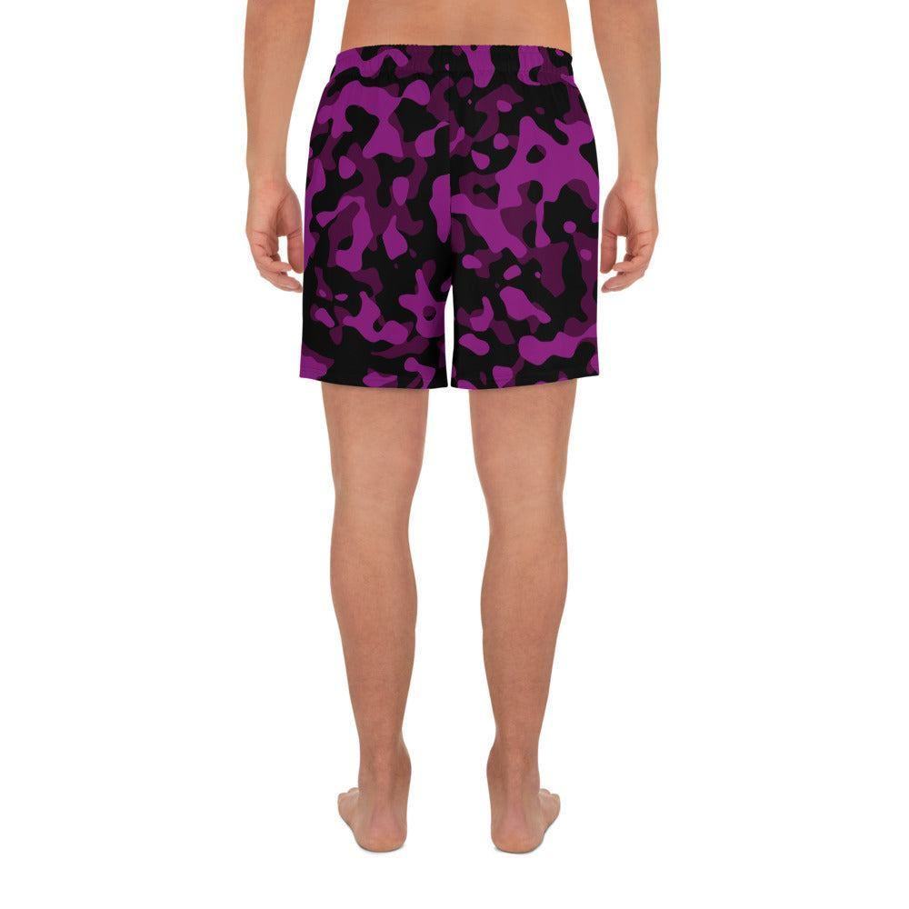 Black Violet Camouflage Herren Sport Shorts Sport Shorts JLR Design