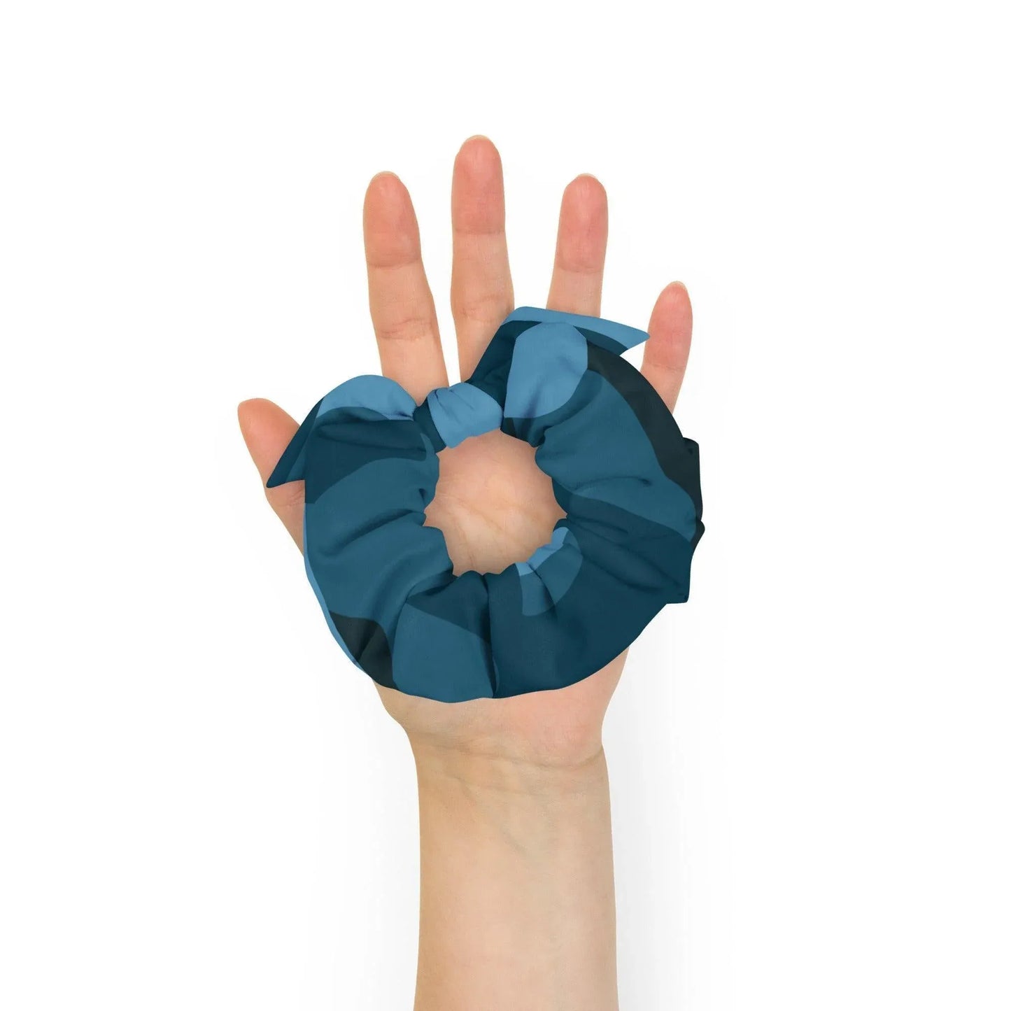 Blau Camouflage Scrunchie Scrunchie JLR Design