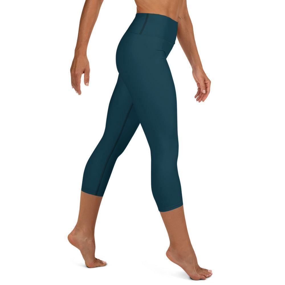 Blauwal Damen Yoga Capri Leggings Yoga Capri Leggings JLR Design