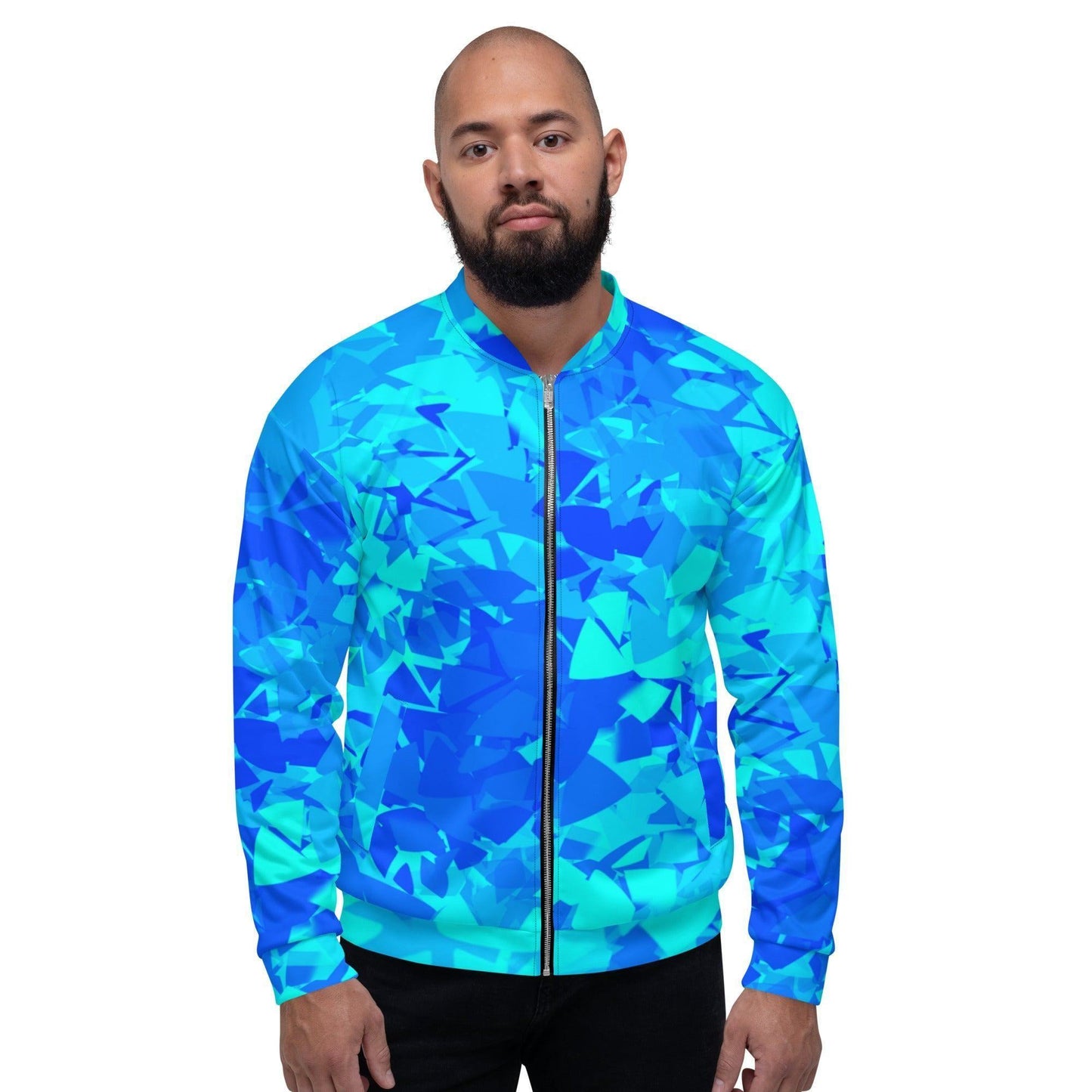 Blue Crystal Bomberjacke Bomberjacke JLR Design