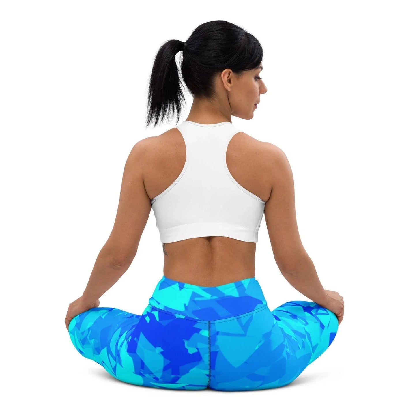 blue-crystal-damen-yoga-leggings-yoga-leggings-jlr-design-15244 - JLR Design
