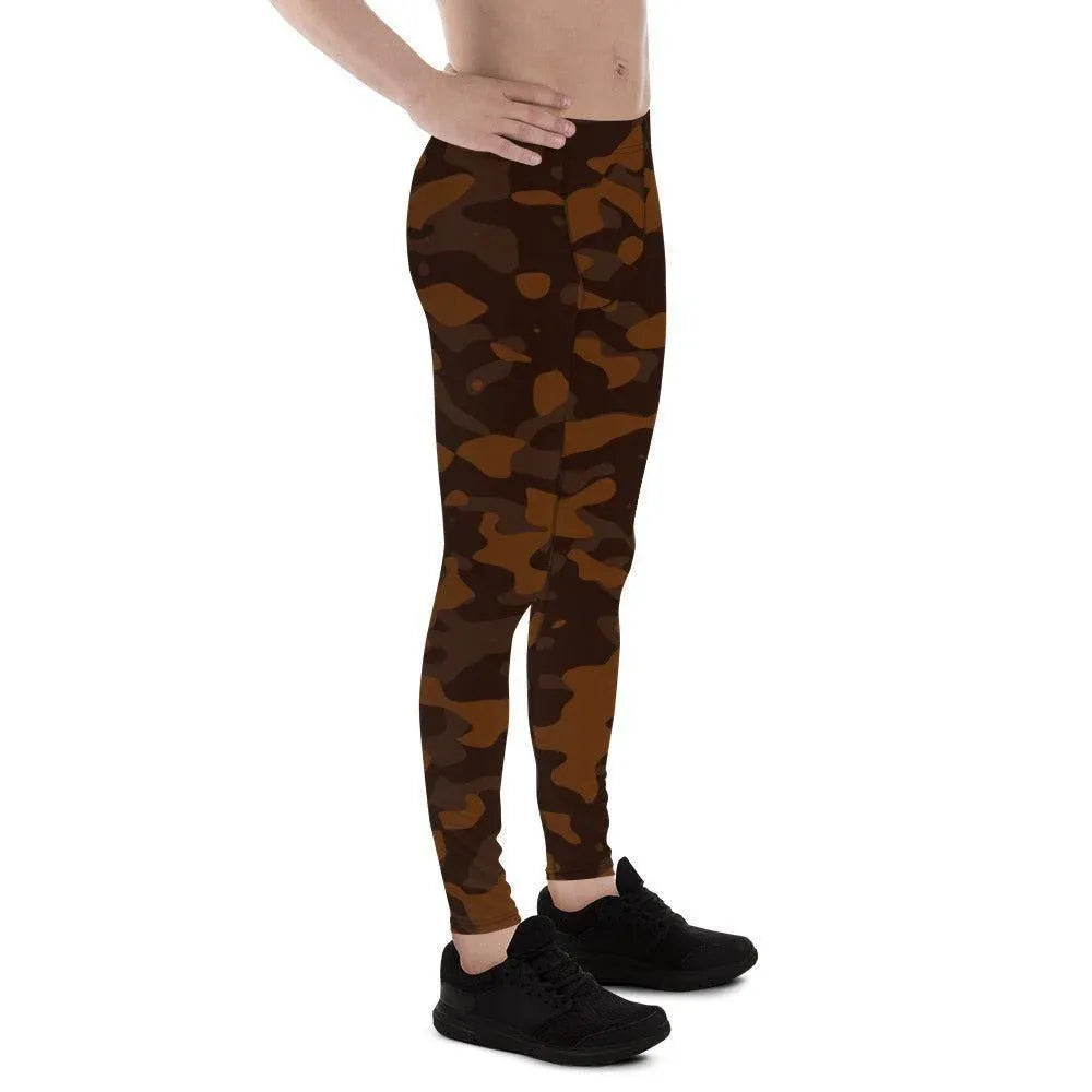 Braun Camouflage Herren Leggings Leggings JLR Design