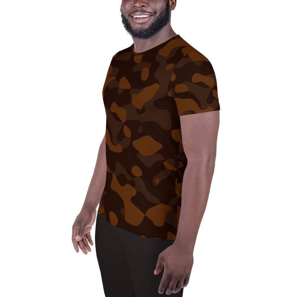 braunes-camouflage-sport-t-shirt-fur-herren-sport-t-shirt-jlr-design-40263 - JLR Design