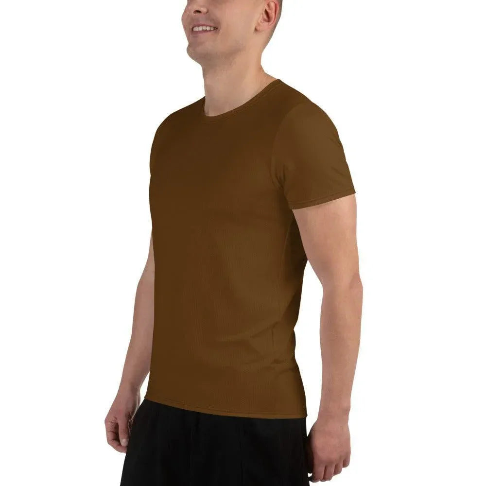 braunes-sport-t-shirt-fur-herren-sport-t-shirt-jlr-design-55155 - JLR Design