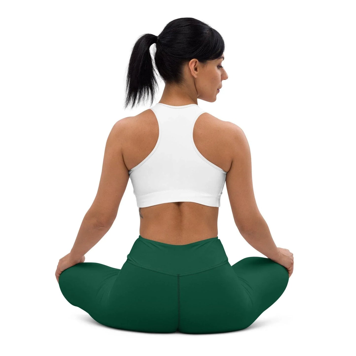 british-racing-green-damen-yoga-leggings-yoga-leggings-jlr-design-51452 - JLR Design