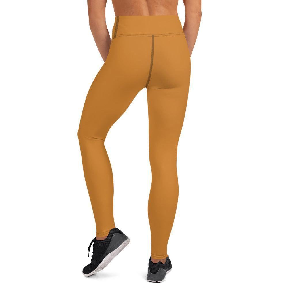 Bronze Damen Yoga Leggings Yoga Leggings JLR Design