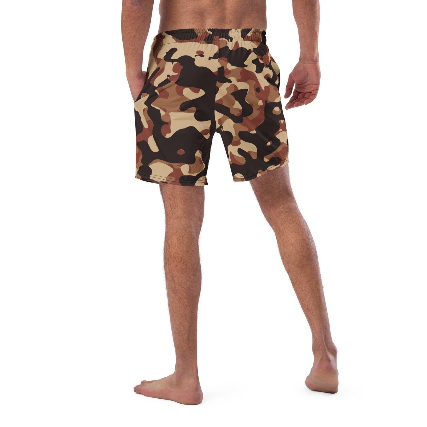 Brown Camouflage Herren Badehose Badehose JLR Design