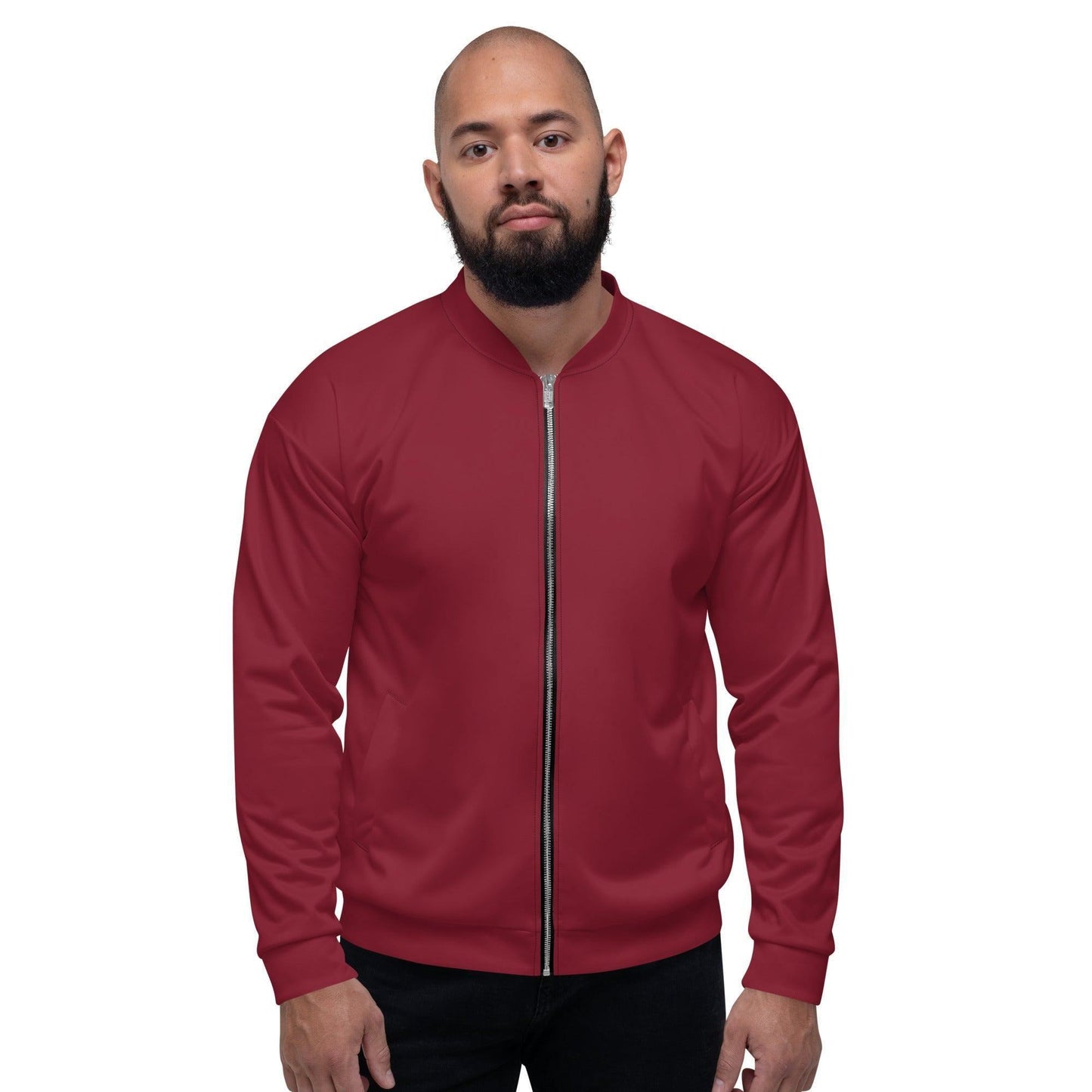 Burgund Bomberjacke Bomberjacke JLR Design