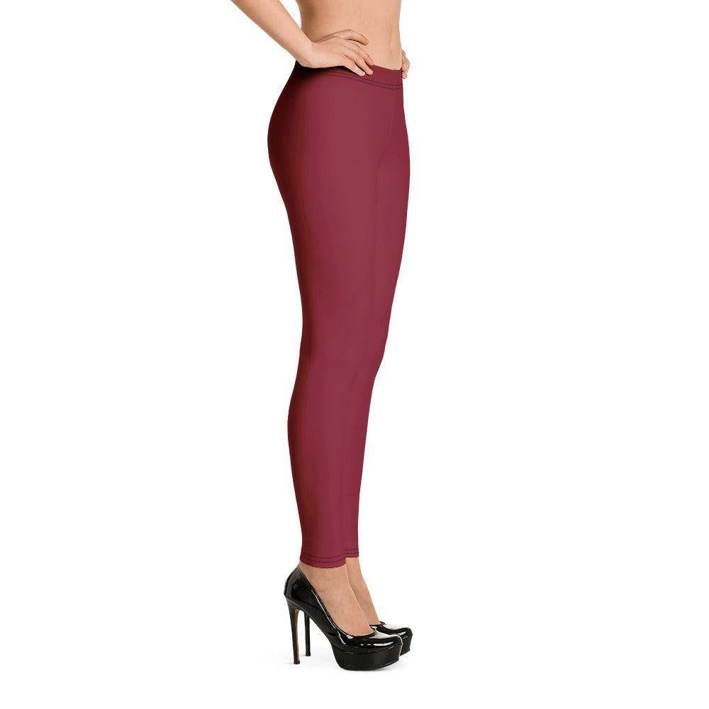 Burgund Damen Leggings Leggings JLR Design