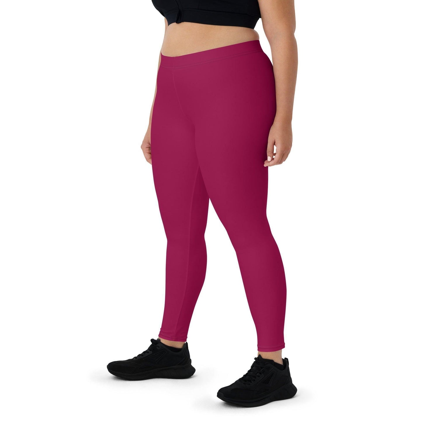 Burgundy Damen Leggings Leggings JLR Design