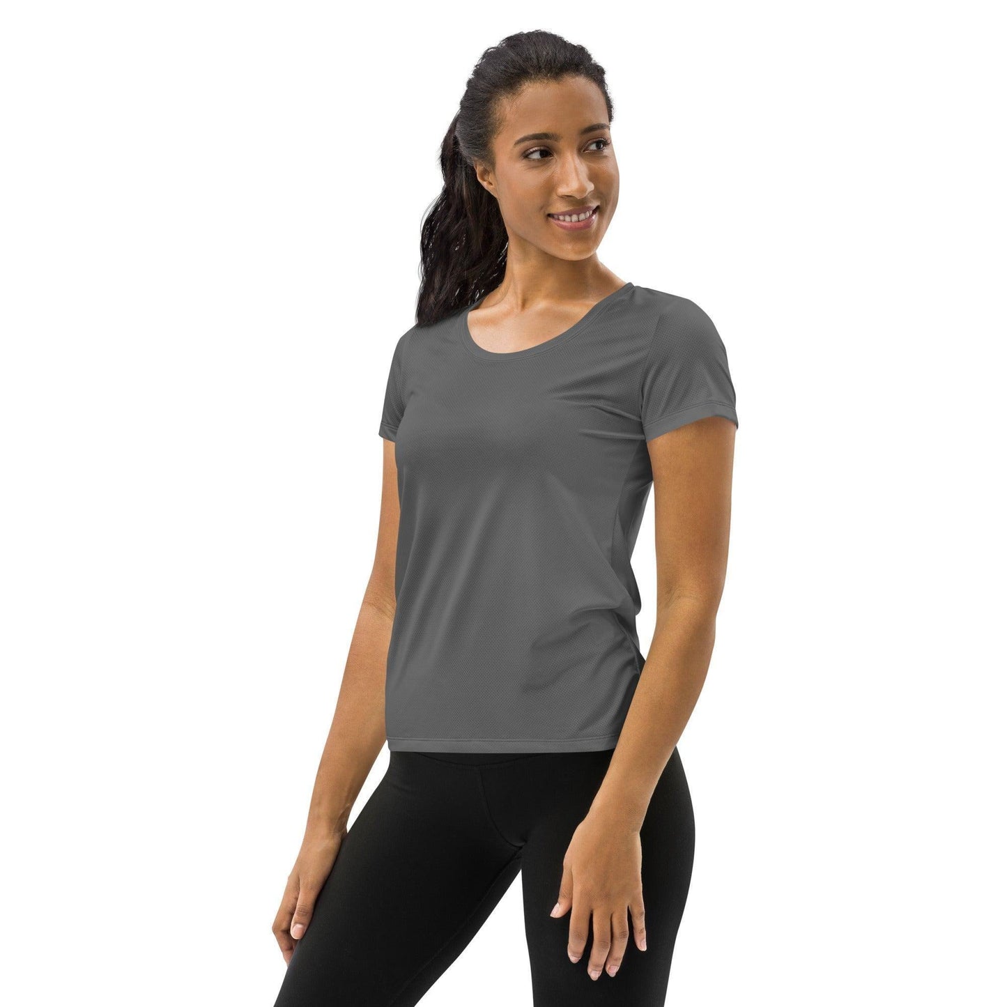 Graues Sport T-Shirt für Damen Sport T-Shirt JLR Design