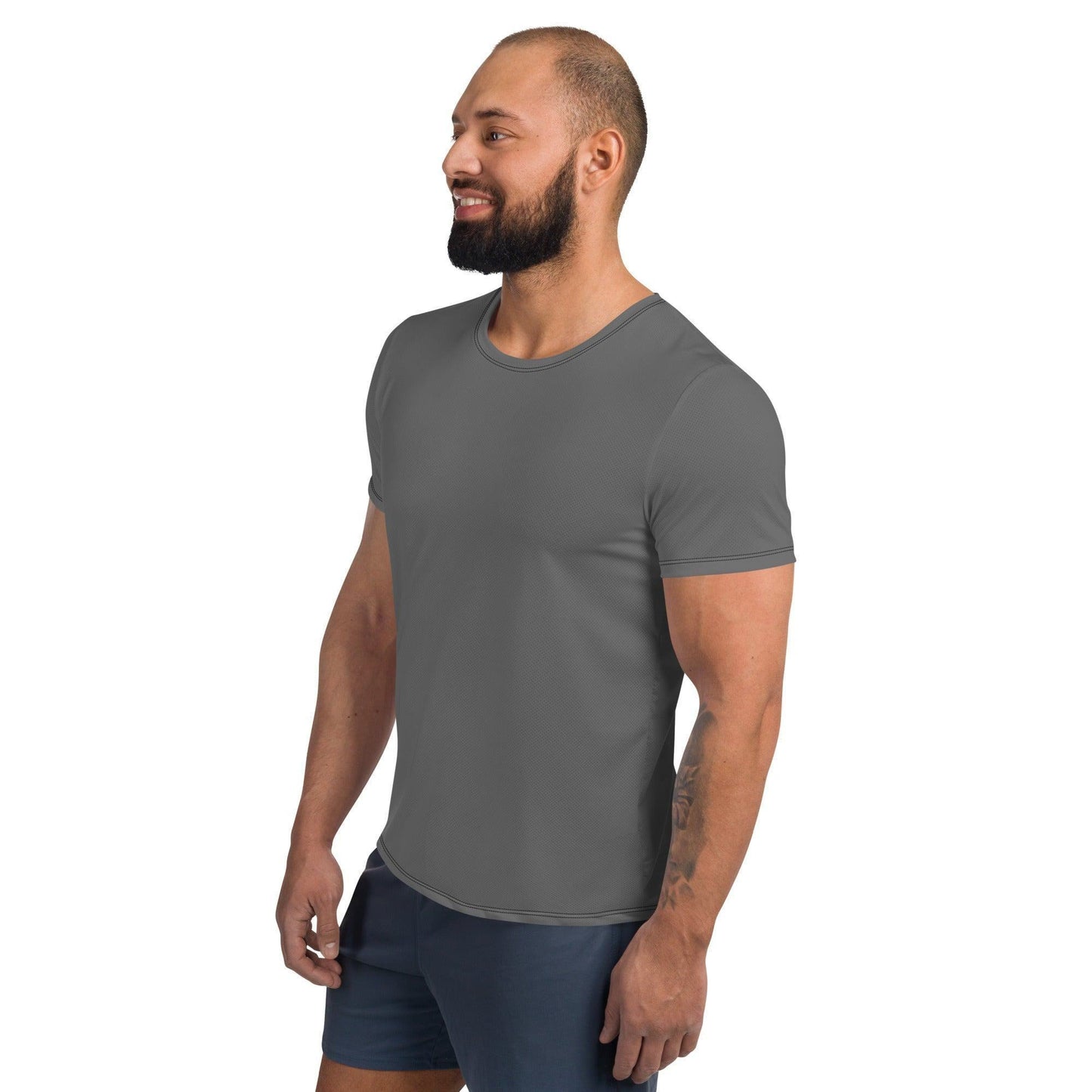 Graues Sport T-Shirt für Herren Sport T-Shirt JLR Design