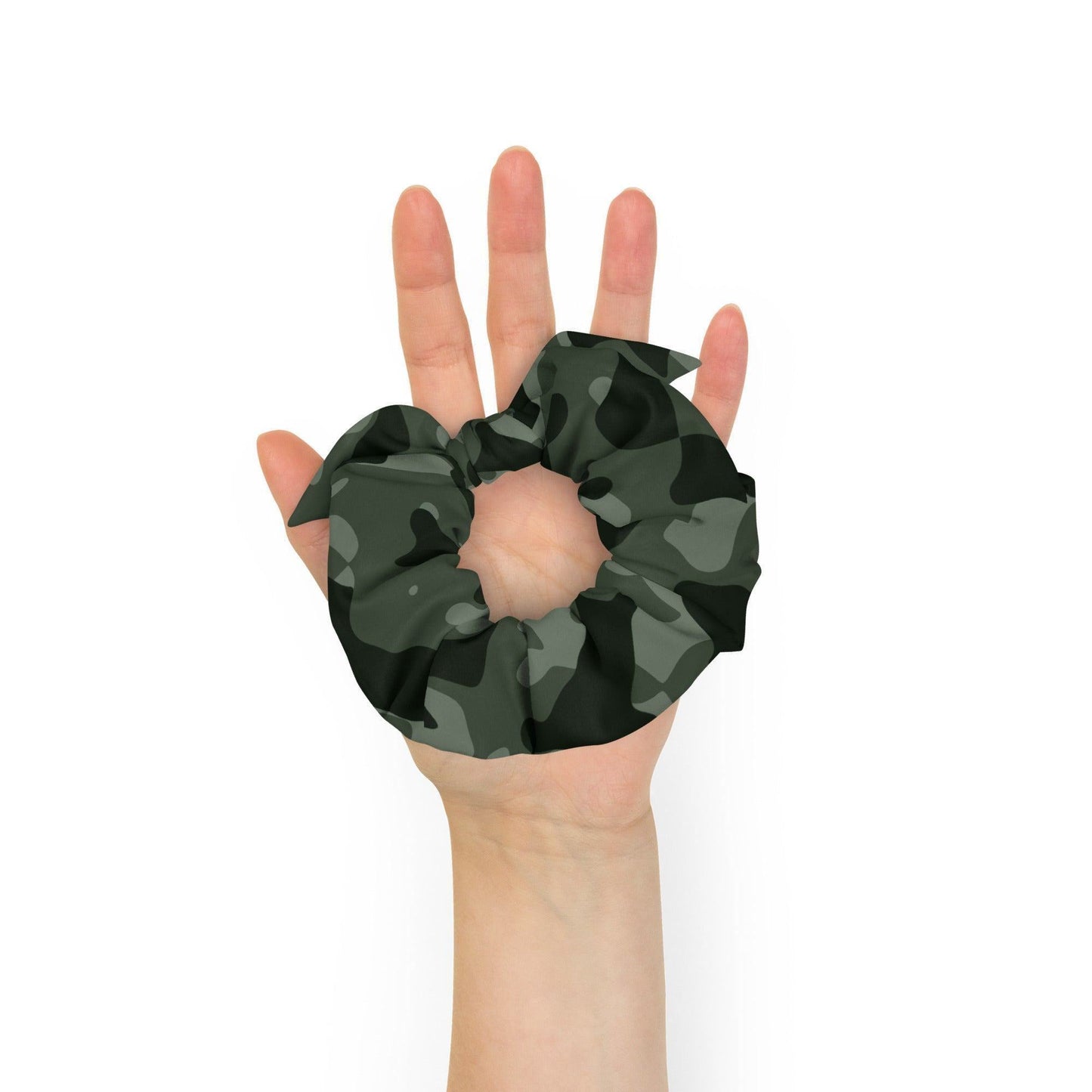 Green Camouflage Scrunchie Scrunchie JLR Design