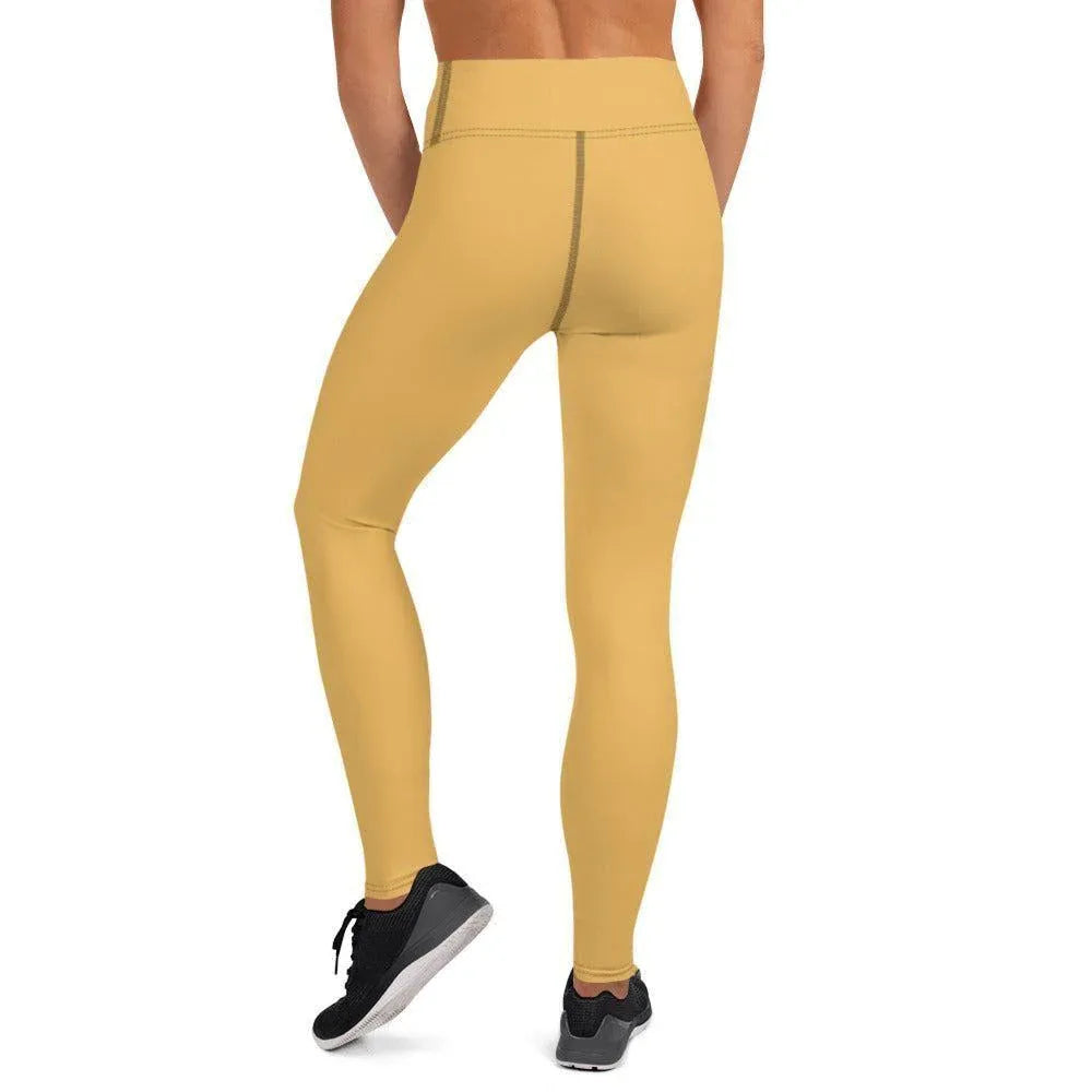 harvest-gold-damen-yoga-leggings-yoga-leggings-jlr-design-75027 - JLR Design