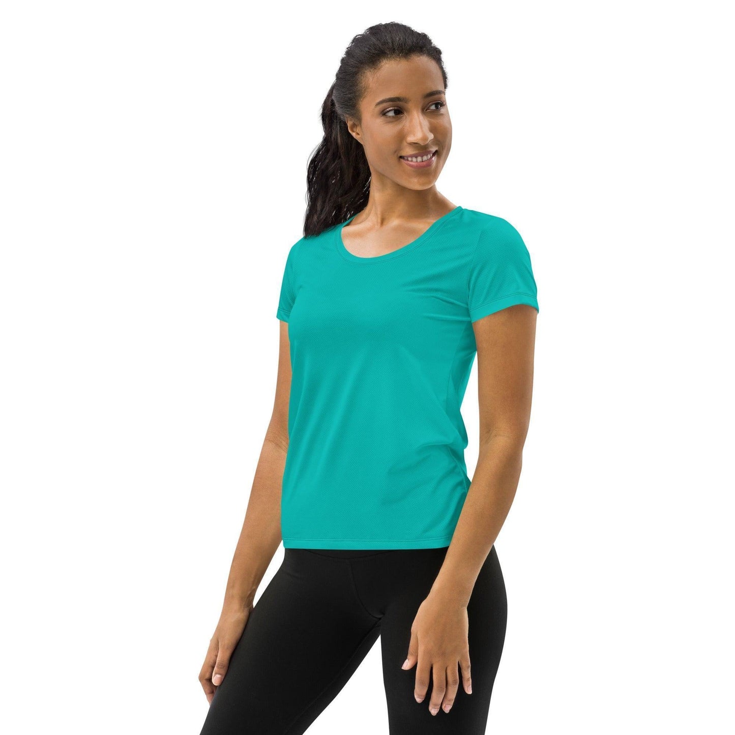 Iris Blue Sport T-Shirt für Damen Sport T-Shirt JLR Design