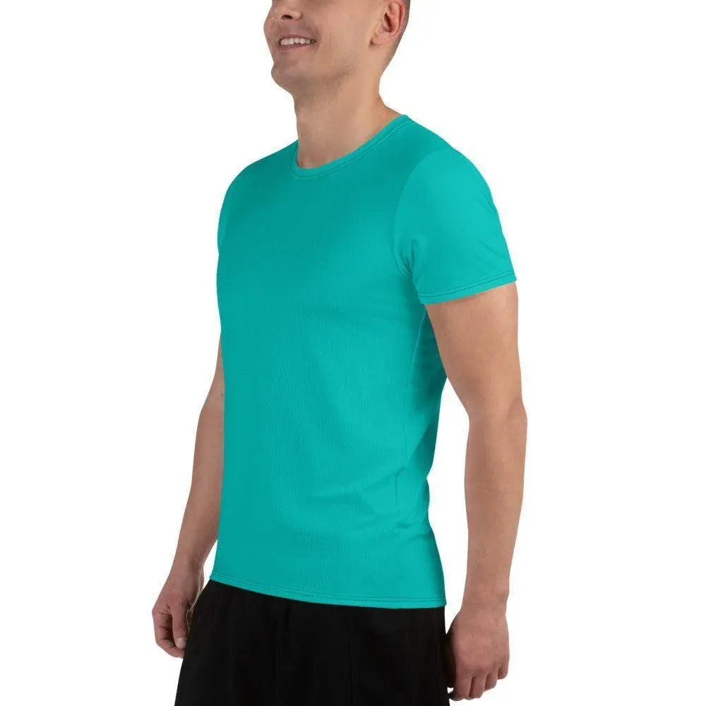Iris Blue Sport T-Shirt für Herren Sport T-Shirt JLR Design