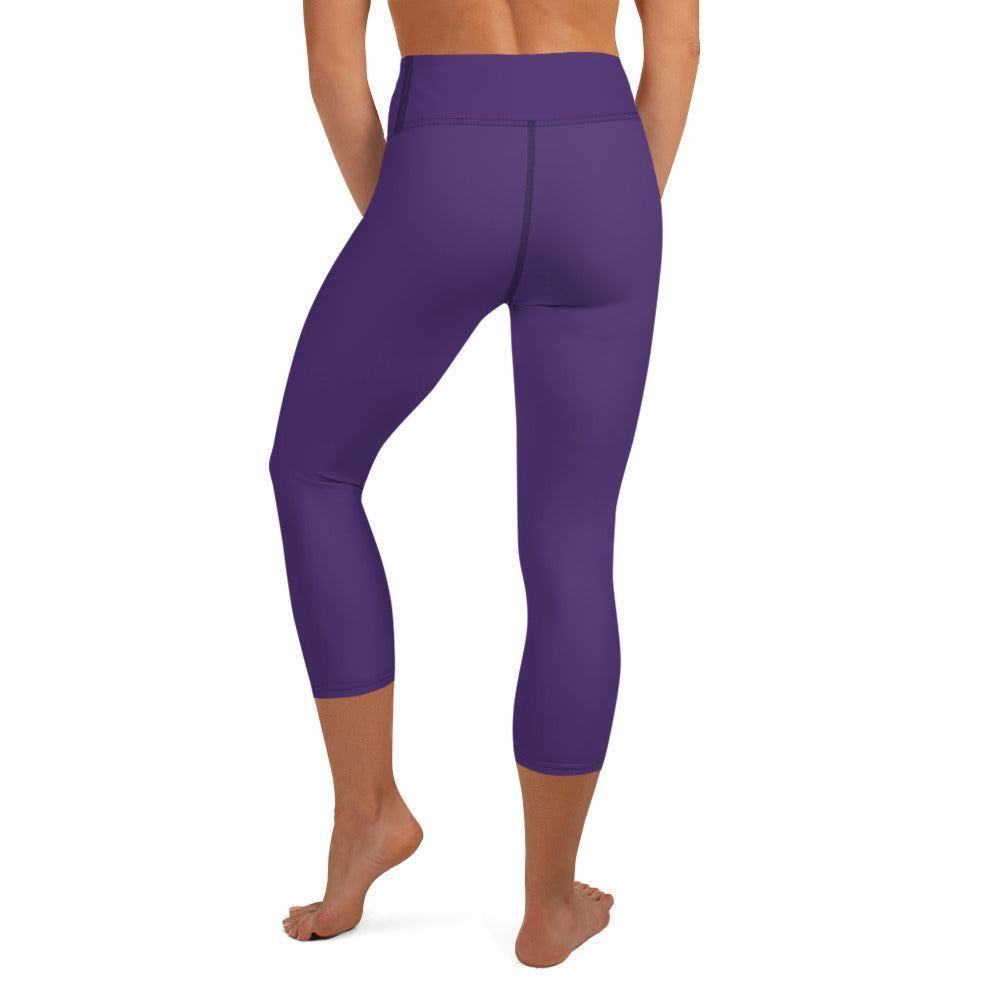 Lila Damen Yoga Capri Leggings Yoga Capri Leggings JLR Design
