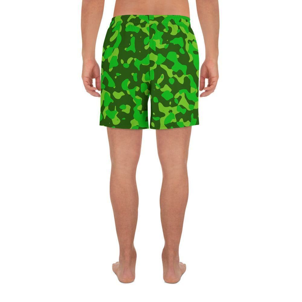 Lime Green Camouflage Herren Sport Shorts Sport Shorts JLR Design