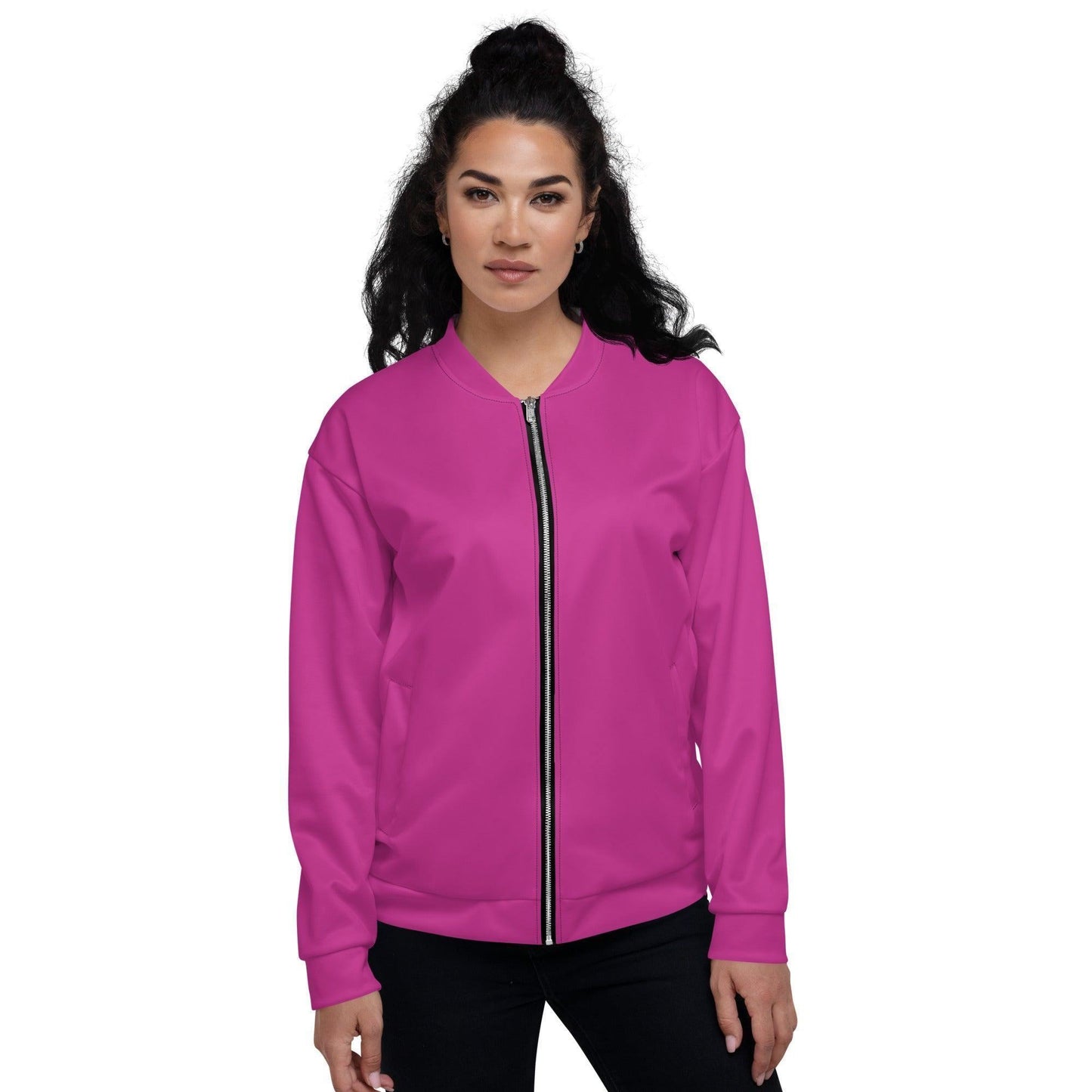 Mittlere Rot Violette Bomberjacke Bomberjacke JLR Design
