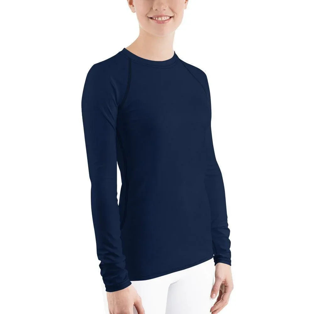 Navy Damen Rash Guard Rash Guard JLR Design