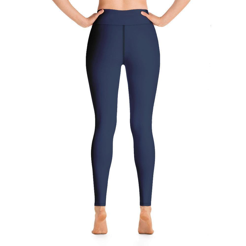 Navy Damen Yoga Leggings Yoga Leggings JLR Design