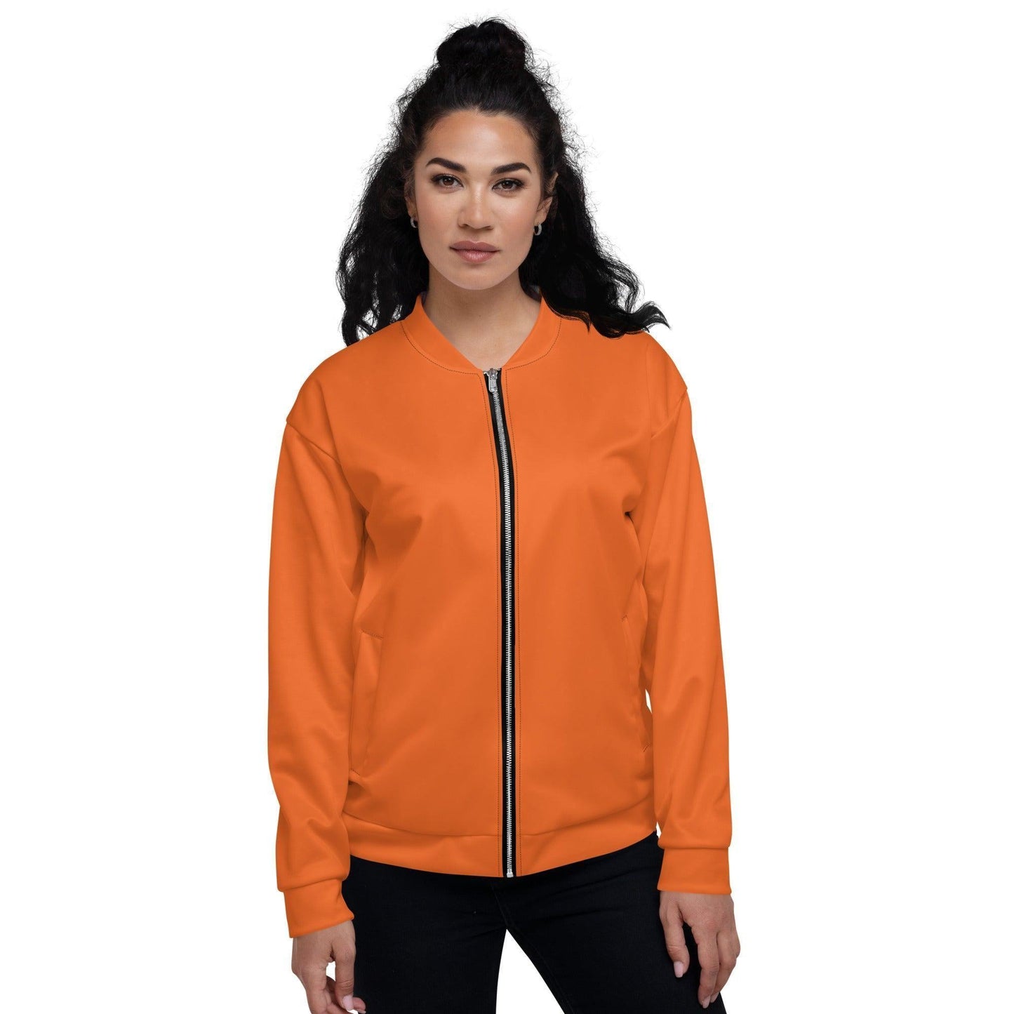 Orange Bomberjacke Bomberjacke JLR Design