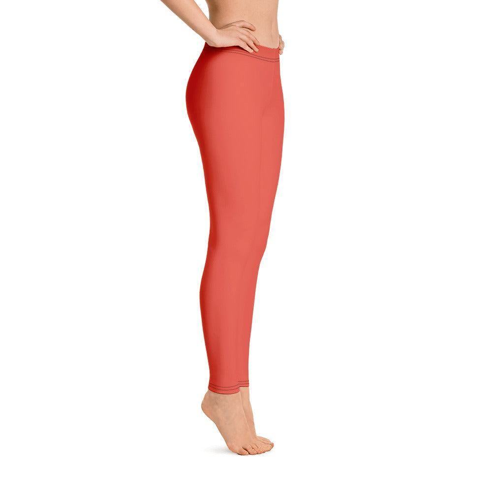 Orange Red Damen Leggings Leggings JLR Design